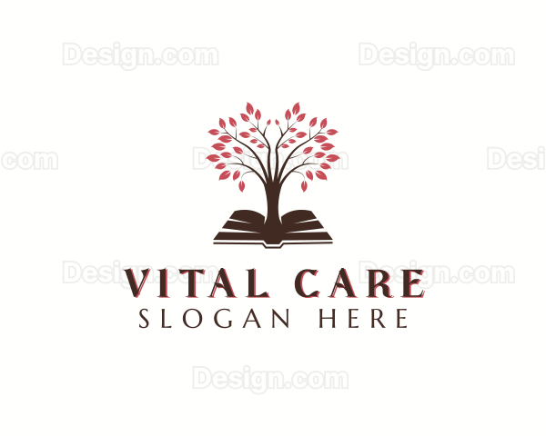 Educational Tree Book Logo