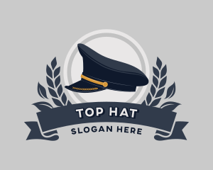 Pilot Cap Uniform logo design