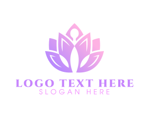 Yoga Lotus Meditation logo