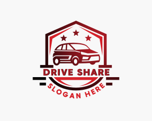 Car Rideshare Transportation logo