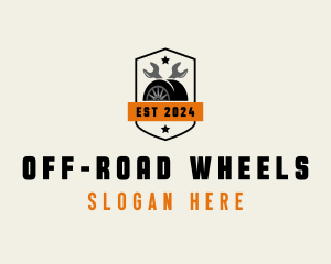 Tire Wheels Automotive logo design