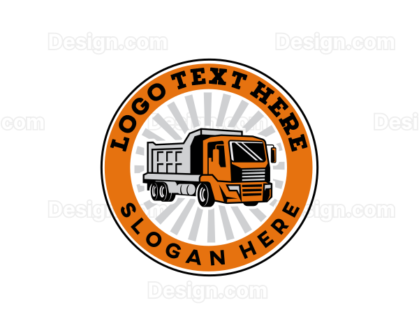 Trucking Logistics Transport Logo