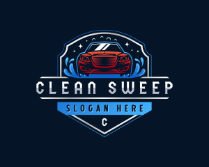 Automotive Vehicle Cleaning logo design