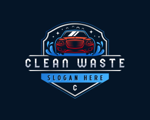 Automotive Vehicle Cleaning logo design