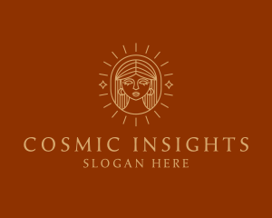 Magical Cosmic Lady logo design