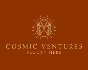 Magical Cosmic Lady logo design