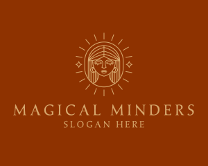 Magical Cosmic Lady logo design