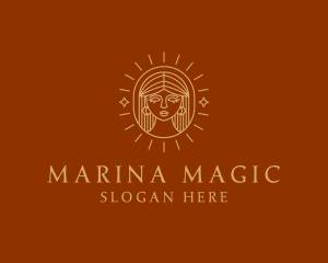 Magical Cosmic Lady logo design