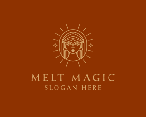 Magical Cosmic Lady logo design