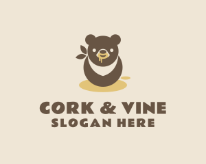 Honey Bear Bib logo design