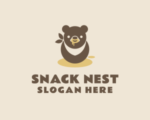 Honey Bear Bib logo design