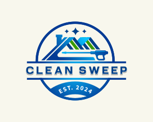 Power Washer Cleaning logo design