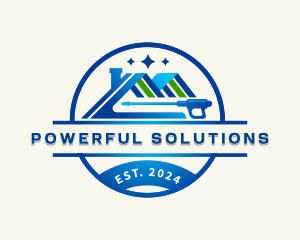 Power Washer Cleaning logo design