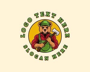 Bear Axe Logging Logo