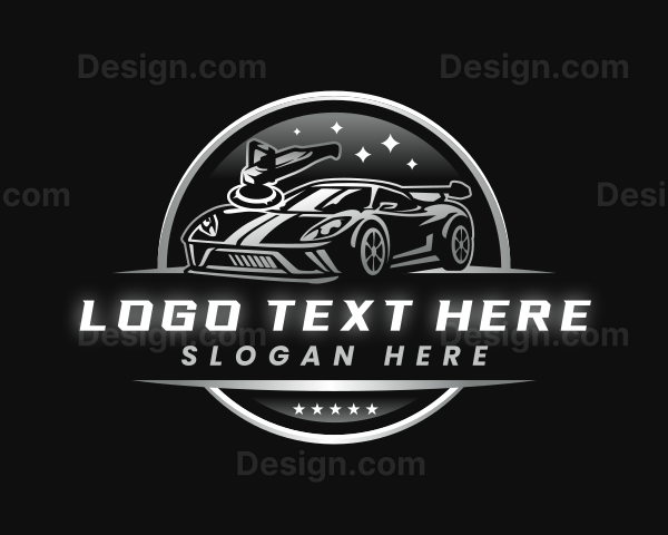 Automobile Car Polish Detailing Logo