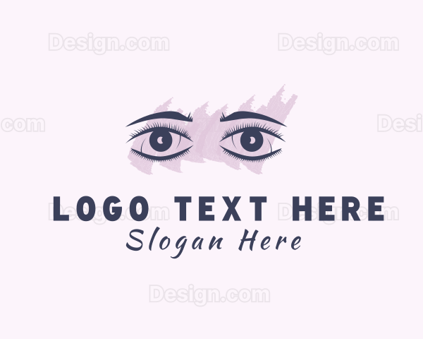 Watercolor Woman Eye Logo