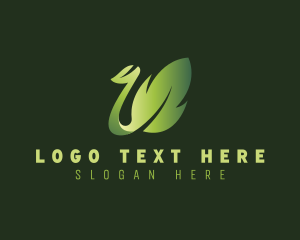 Organic Plant Leaf Logo