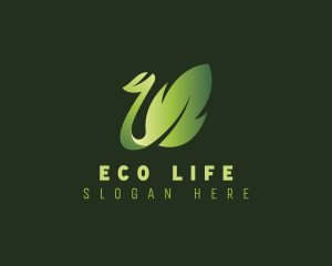 Organic Plant Leaf logo design