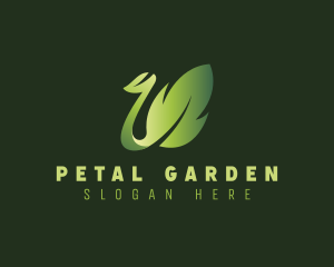 Organic Plant Leaf logo design