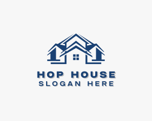 House Builder Construction logo design