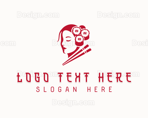 Sushi Restaurant Dining Logo