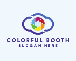 Colorful Cloud Camera logo design