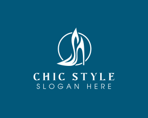 Stylish Stiletto Shoe logo