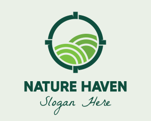 Nature Park Target logo design