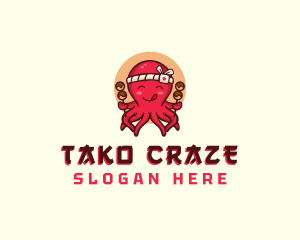 Japanese Octopus Takoyaki logo