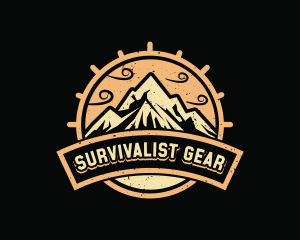 Mountain Hiker Outdoor logo design