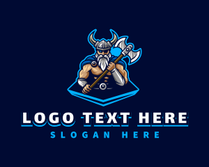 Viking God Odin logo