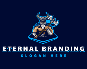 Viking God Odin logo