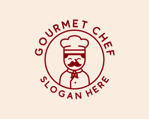 Happy Restaurant Chef logo design