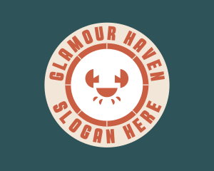 Crab Seafood Restaurant Logo