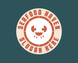 Crab Seafood Restaurant logo design