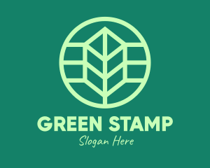 Green Eco Leaf logo design