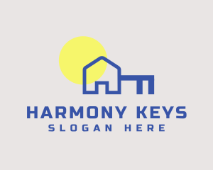 Home Key Locksmith logo design