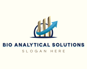 Analytics Finance Growth logo design