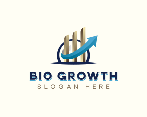 Analytics Finance Growth logo design