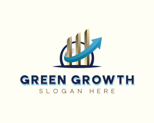 Analytics Finance Growth logo design