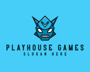 Gaming Robot Head logo design