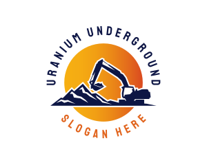 Digger Excavation Quarry logo