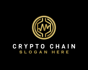 Crypto Insurance Graph logo design