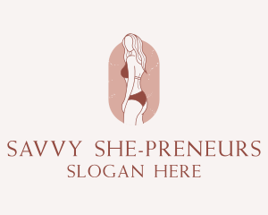 Sexy Woman Bikini logo design