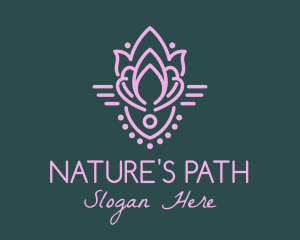 Natural Rose Oil  logo design