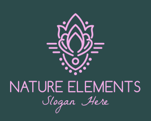 Natural Rose Oil  logo design