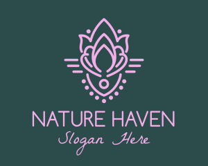 Natural Rose Oil  logo design