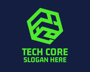 Tech Gaming Cube  logo design