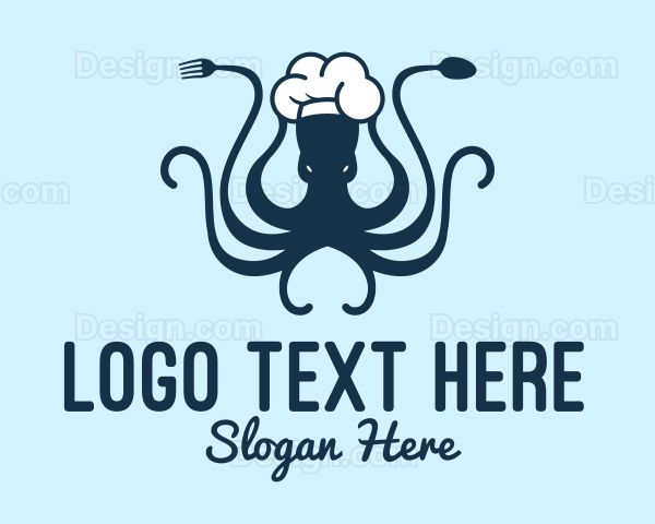 Seafood Octopus Restaurant Logo