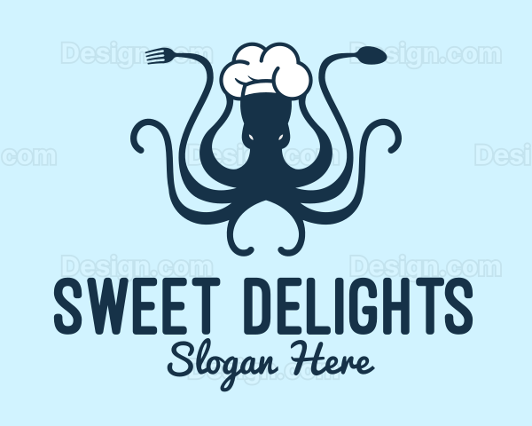 Seafood Octopus Restaurant Logo